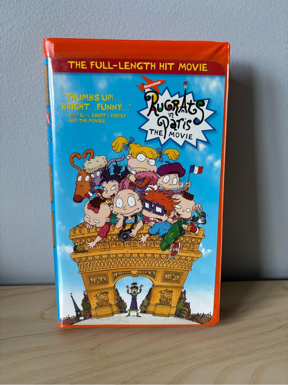 Rugrats in Paris: The Movie - Bright Orange VHS 📼 - Tested